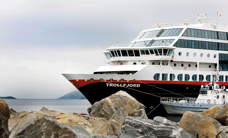 Figure 13.10 One of the Hurtigruten ships. 