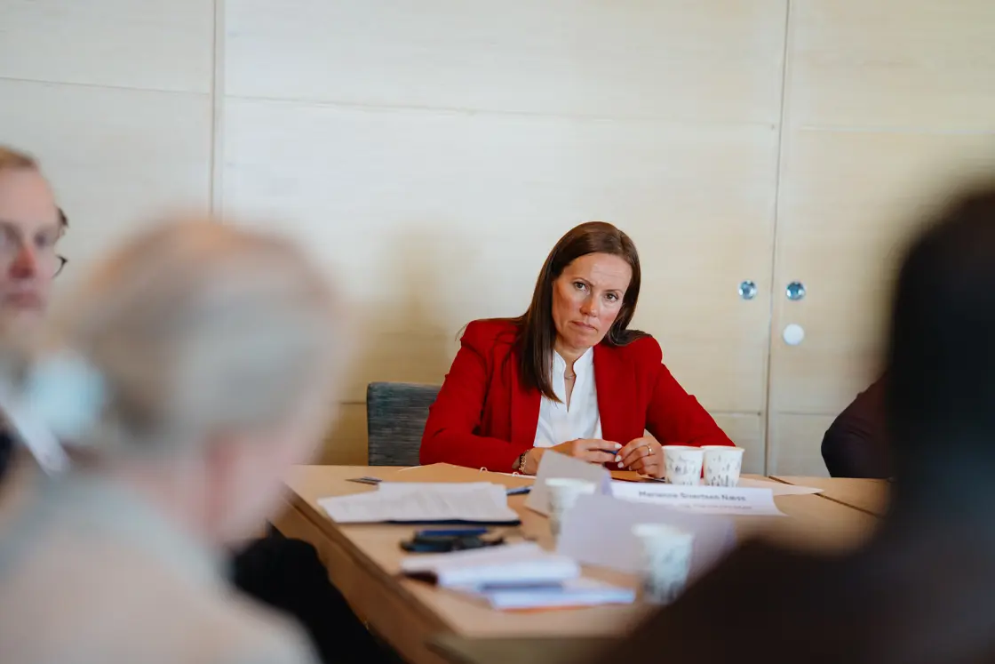 Statsråd Marianne Sivertsen Næss på innspillsmøtet