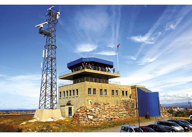 Figur 7.1 Sjøtrafikksentralen på Fedje.