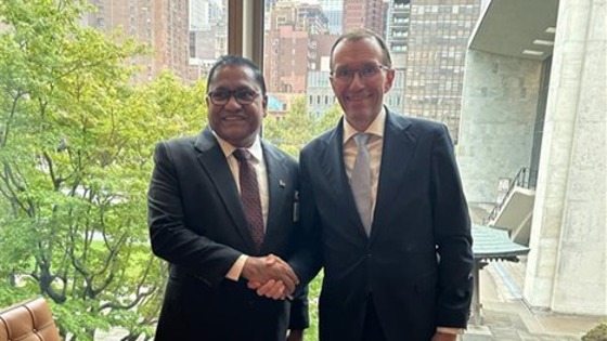 Utenriksministeren og Sri Lankas utenriksminister