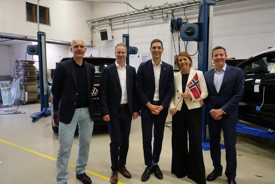 Markering av 1 million elbiler