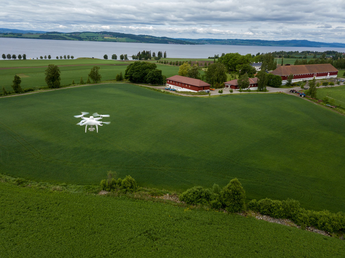 Figur 2.8 Bruk av droner for å fremme økt matproduksjon