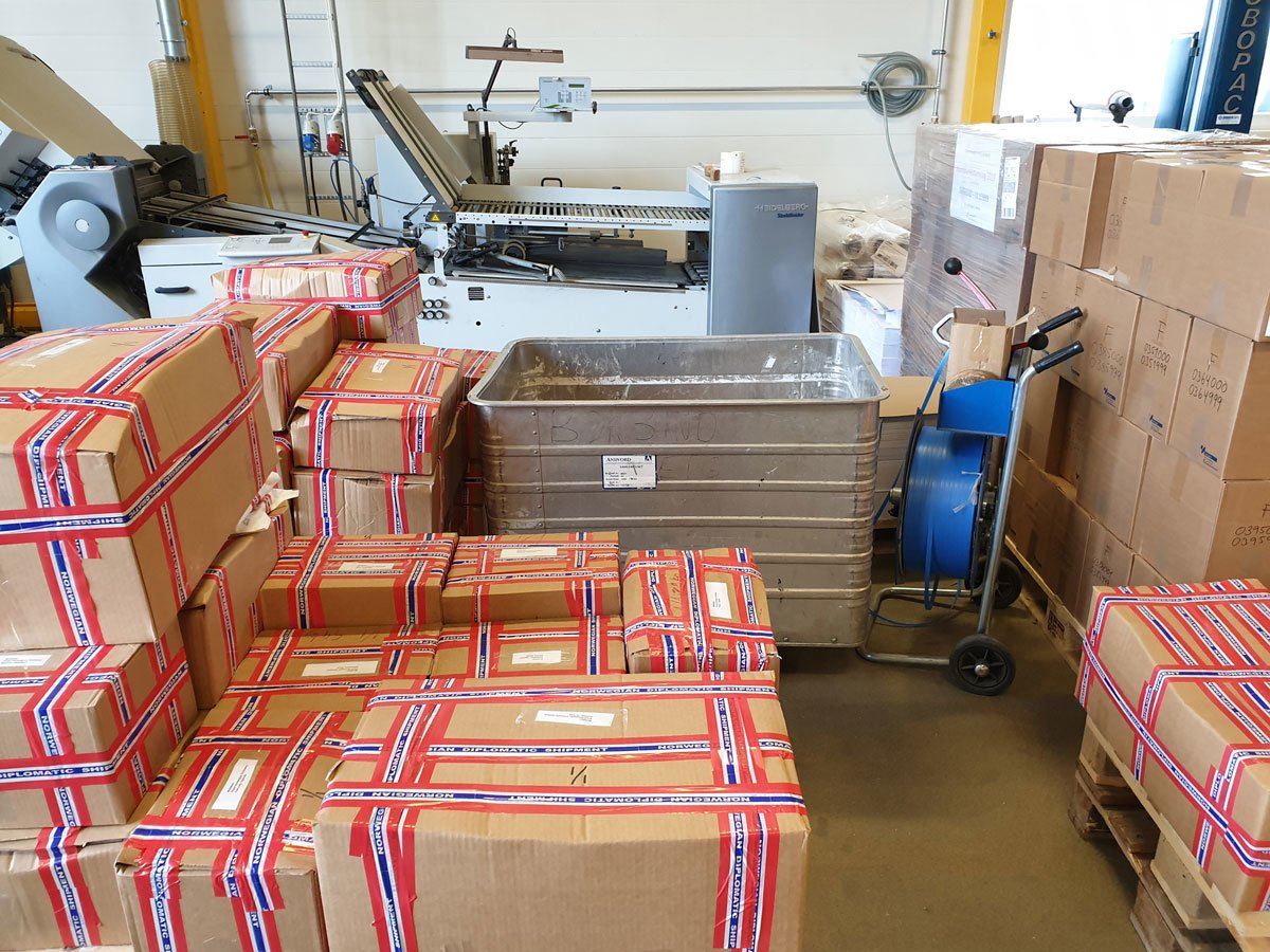 Figure 5.5 Election materials ready to be sent to the missions