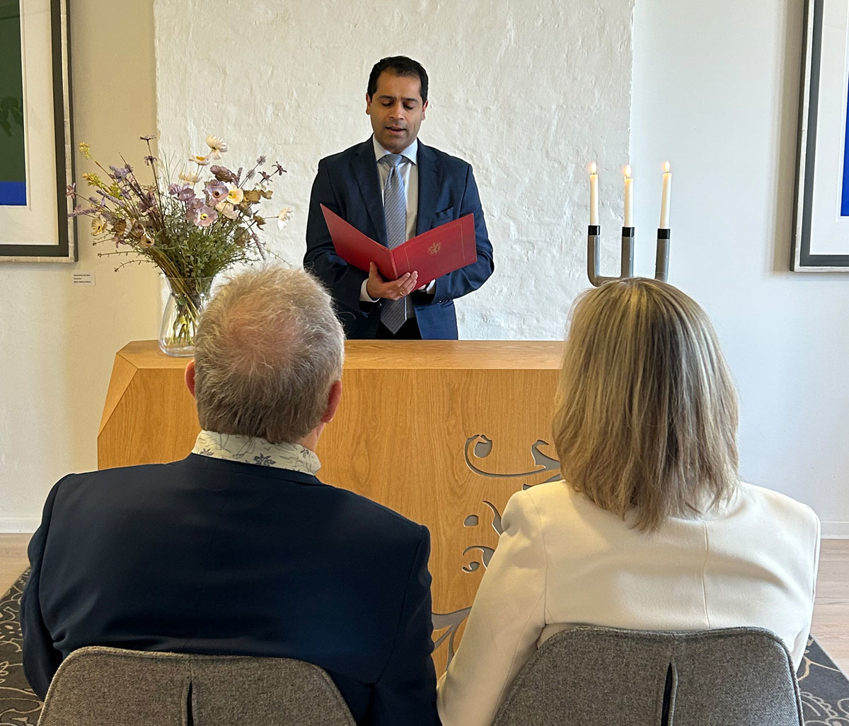 Figur 5.4 Ekteskapsinngåelse ved en utenriksstasjon