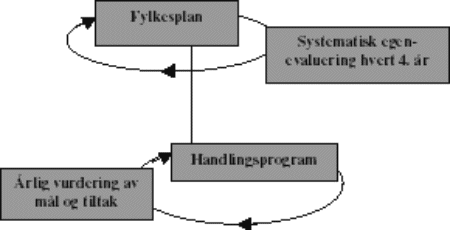Figur 4.6 Lærende og rullerende fylkesplanlegging