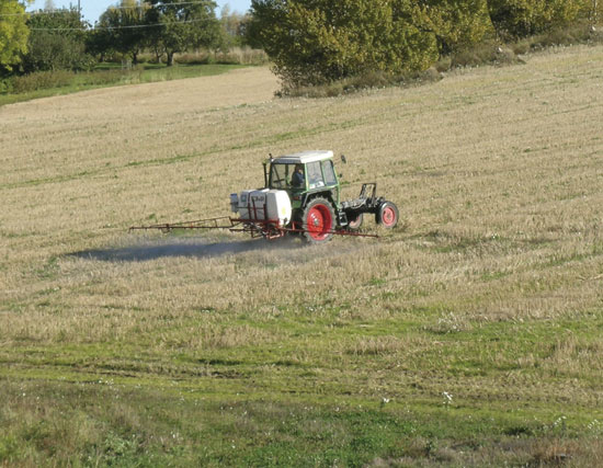 Figure 7.6 Pesticide residues are still found in the aquatic environment