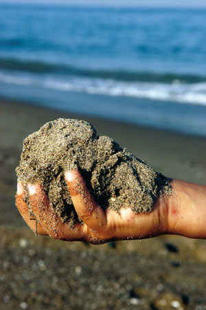 Figur 3.6 I mange fjorder og havner er sjøbunnen forurenset
 med miljøgifter