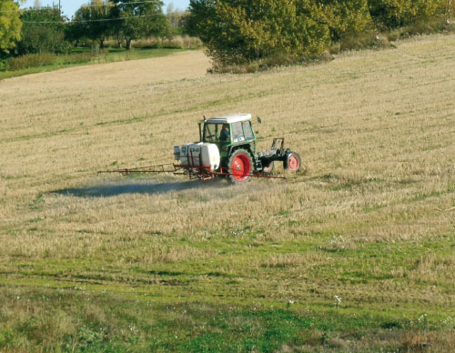Figur 7.6 Rester av plantevernmidler gjenfinnes i vannmiljøet