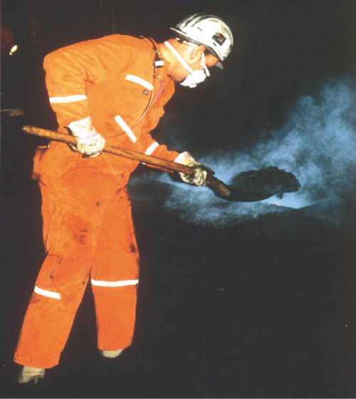 Figur 8.4 Eksponering for tjærestoffer under arbeid i smelteverksindustrien