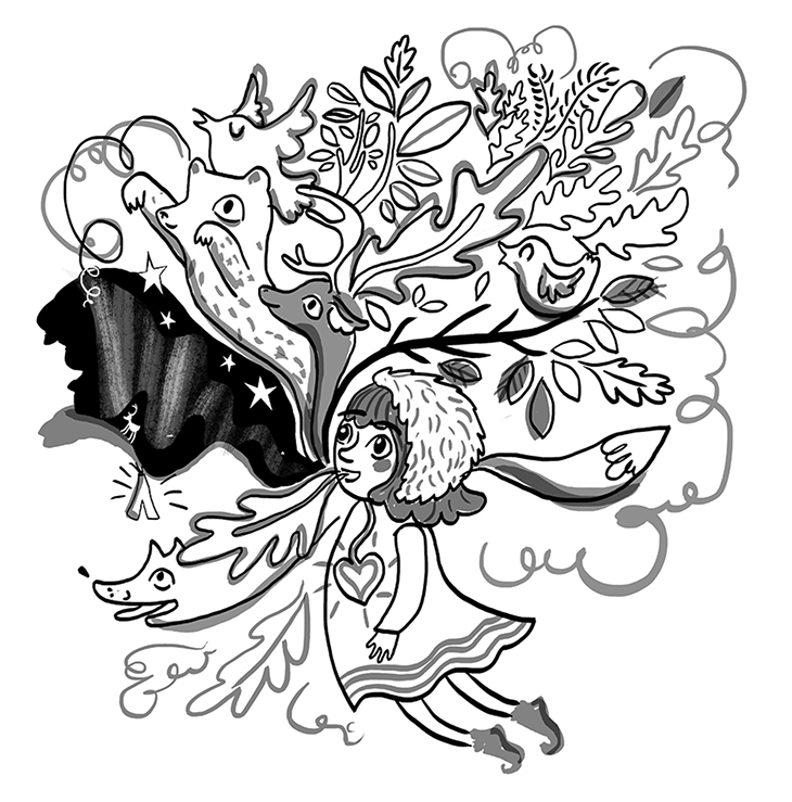 Figur 1.1 Illustrasjon av Jenny Løvlie
