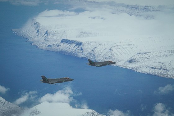 I januar og februar 2023 patruljerte norske kampfly islandsk luftrom på oppdrag for NATO.