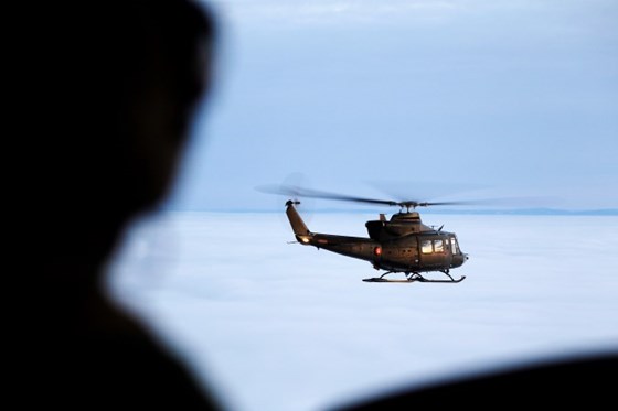 Illustrasjonsfoto av Bell 412 helikopter