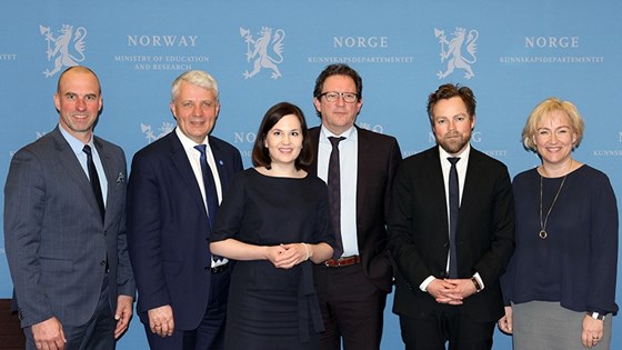 Bilde av de nordiske ministrene.