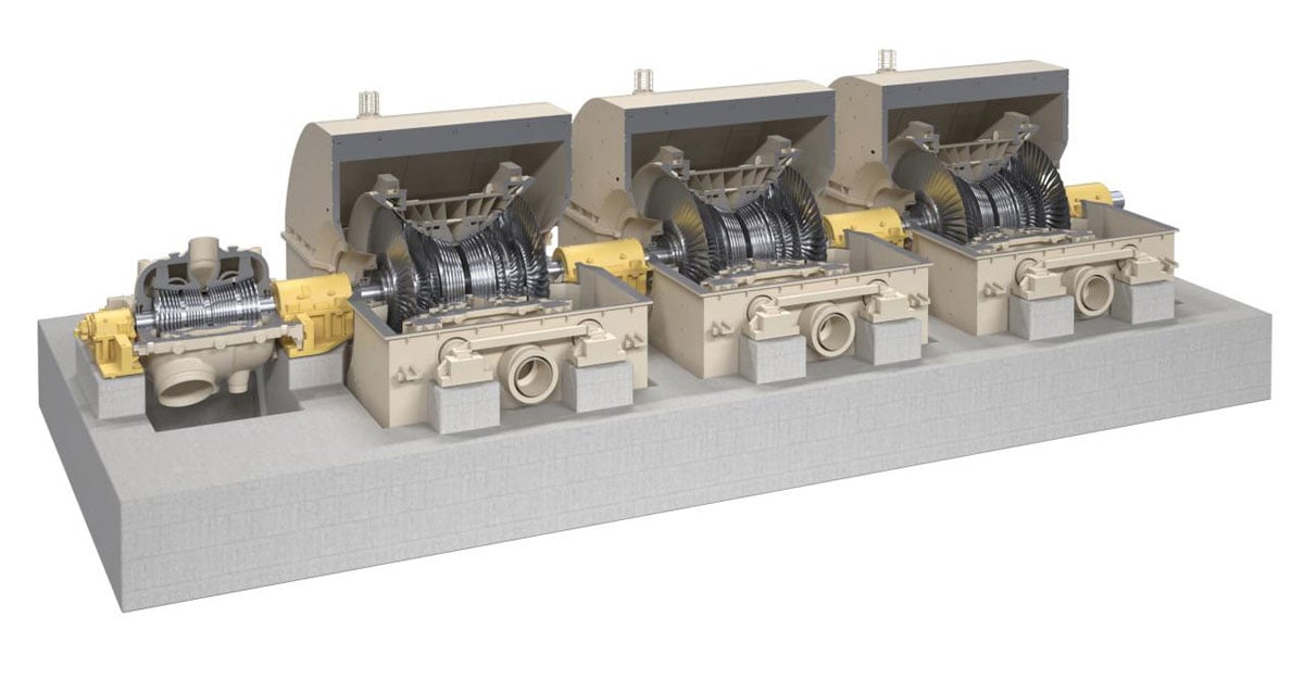 Figur 4.10 En dampturbin 