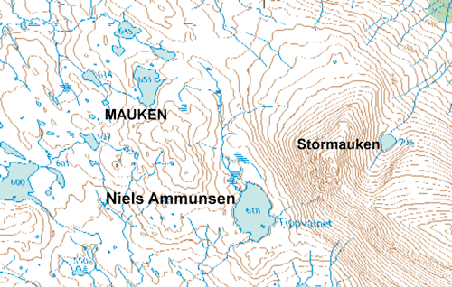Figur 3.5 Niels Ammunsen, norsk östlapp, betalar skatt för
 Mauken.
