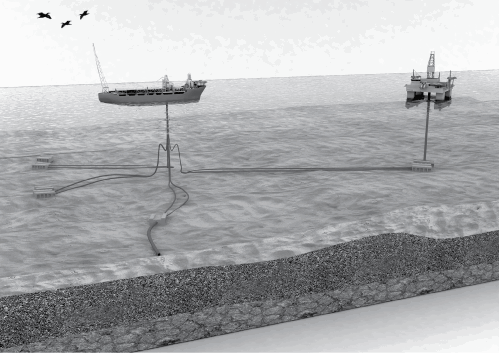 Figur 2.2 Utbyggingsløysing på Skarv