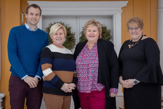 Forhandlingsledere på Granavolden gjæstgiveri