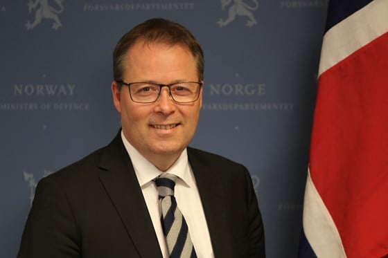 Forsvarsminister Bjørn Arild Gram