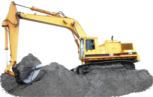 Figur 7.13 Forurensinger i grunnen utgjør et miljøproblem
 mange steder i landet.