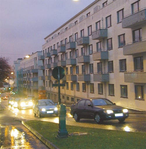 Figur 9.19 Veitrafikken står for nesten 80 % av støyplagen.