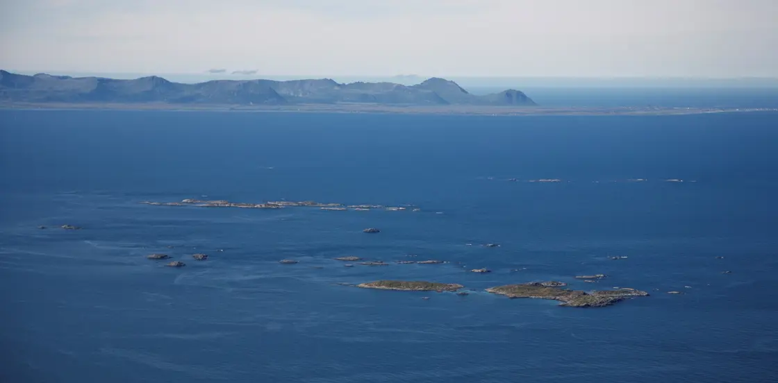 Andfjorden with view to Andøya og Andenes.