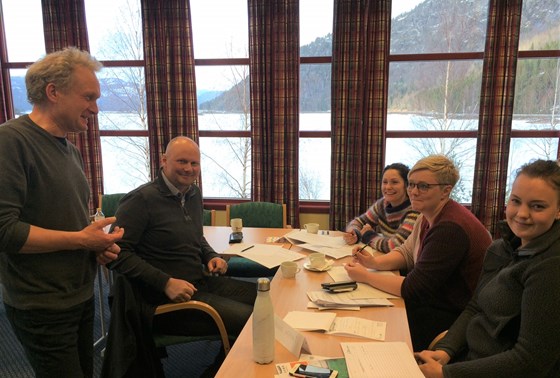God stemning på kurset for Inn på tunet-tilbydere på Revsnes hotell, Byglandsfjord 21.–22. mars. 