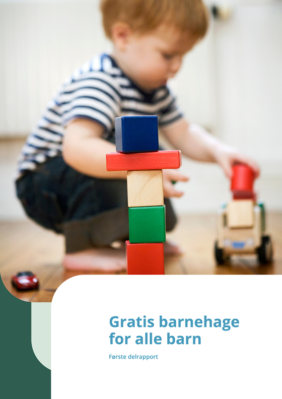 Forside rapport om gratis barnehage for alle barn