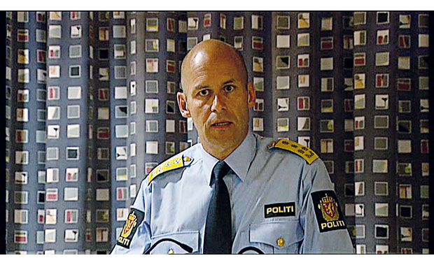 Figur 2.12 Politidirektør Øystein Mælands pressekonferanse natt til lørdag 23. juli 2011.