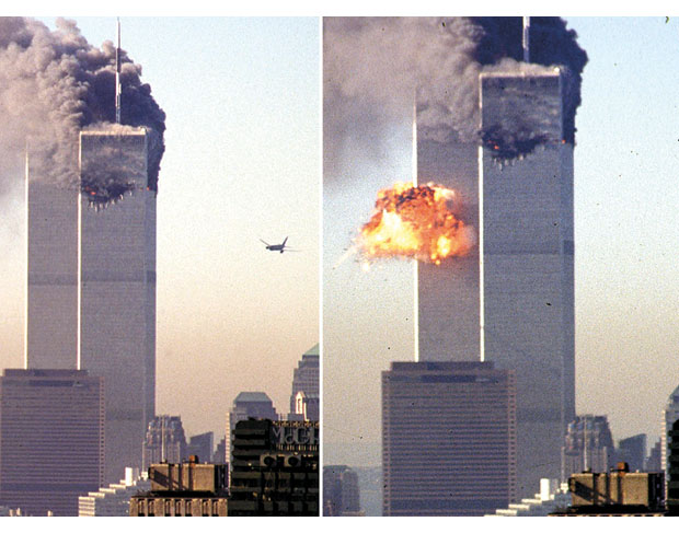 Figur 4.1 Terrorangrepet 9/11 i New York.