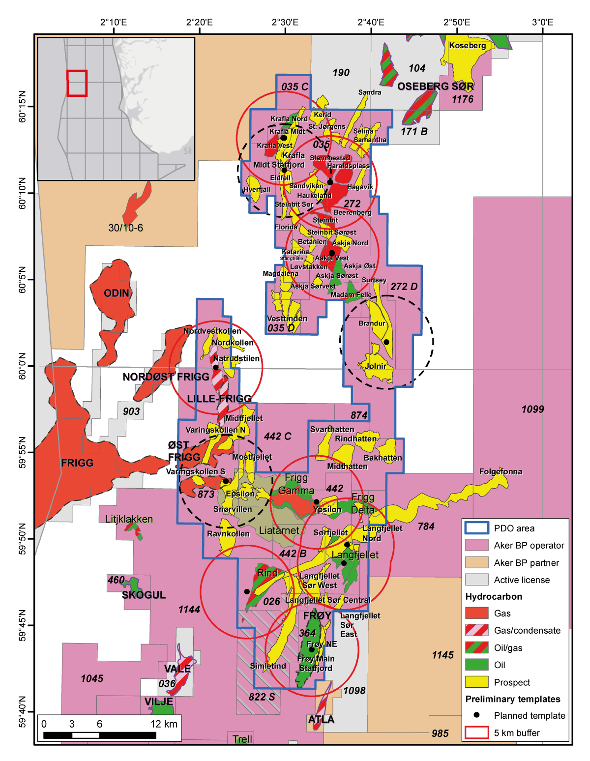 Figur 5.3 Yggdrasil områdeutvikling