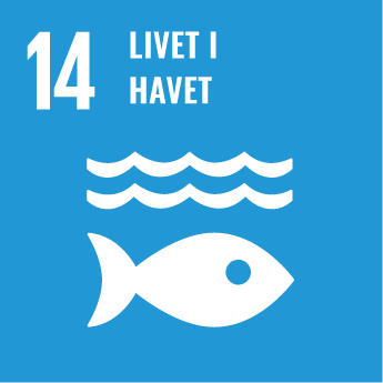Figur 4.17 Bærekraftsmål 14: Bevare og bruke havet og de marine ressursene på en måte som fremmer bærekraftig utvikling