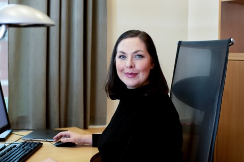 Cecilie Brein-Karlsen, statssekretær i Finansdepartementet. Foto: Rune Kongsro