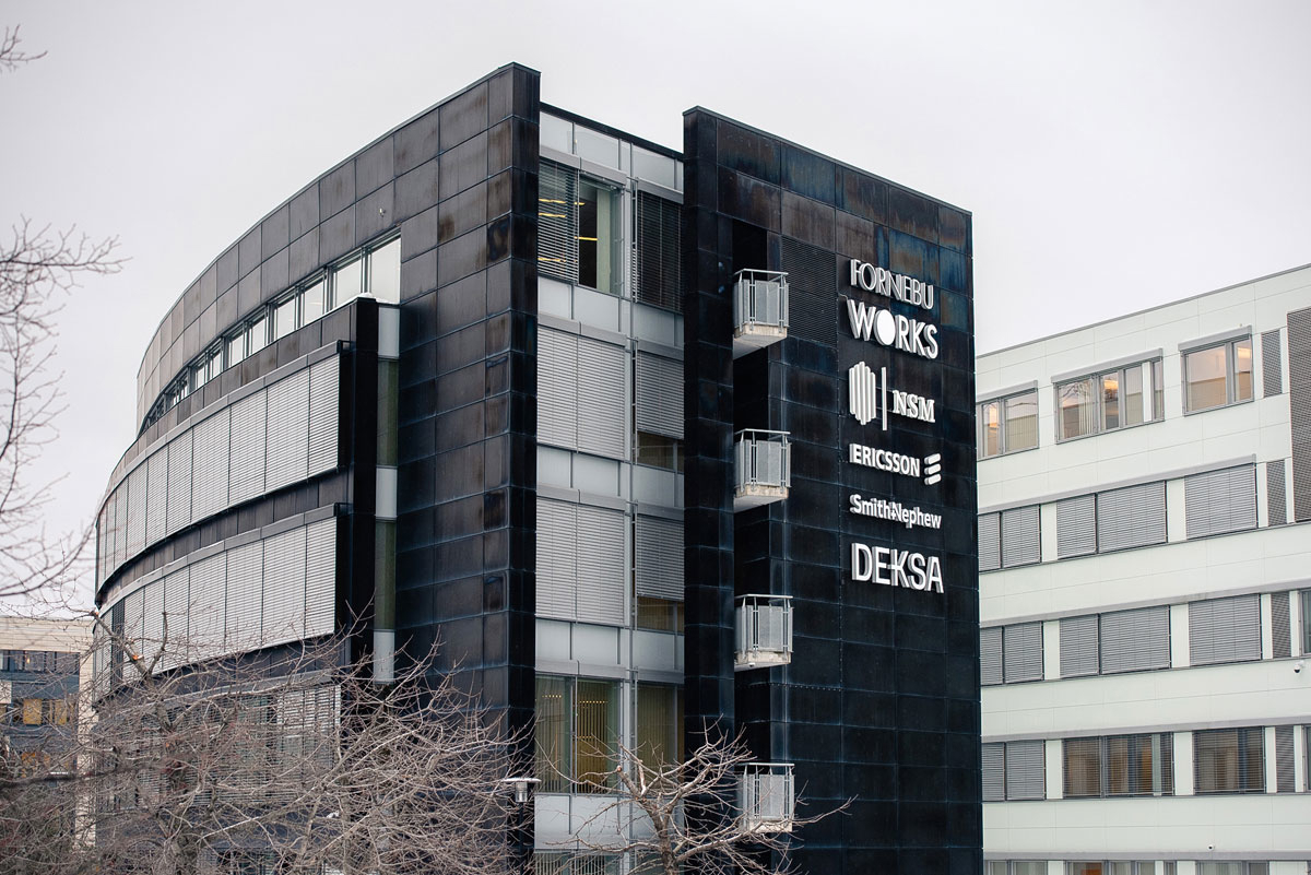 Figur 6.6 DEKSAs lokaler på Fornebu.