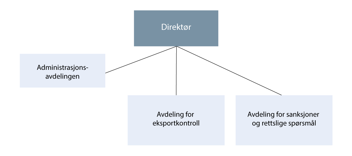 Figur 6.7 DEKSAs organisering.