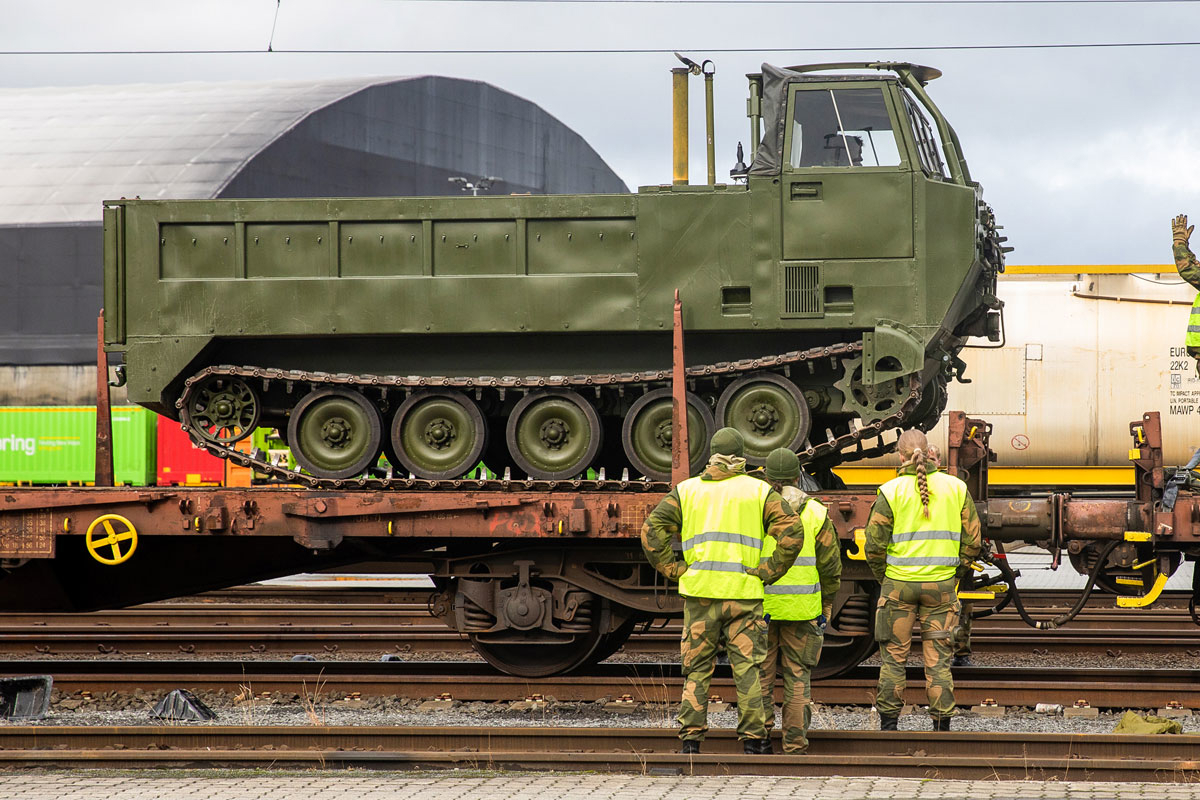 Figur 7.3 Norge har donert beltevogner av typen NM199 til Ukraina.