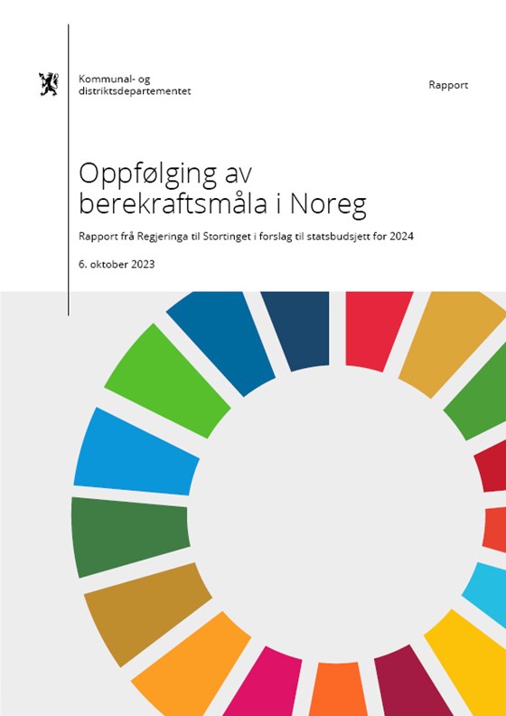 Forsiden på rapporten med illustrasjonen for bæremålene