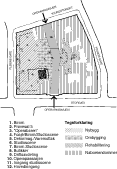 Figur 4.4 Hovedalternativet. Plan 1. etasje Arkitekter: 4B Arkitekter