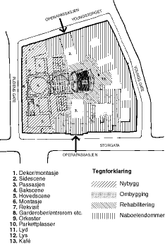 Figur 4.5 Hovedalternativet. Plan 4. etasje Arkitekter: 4B Arkitekter