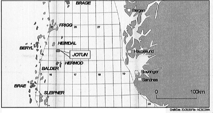 Figur 2-1 Beliggenhet for Jotun