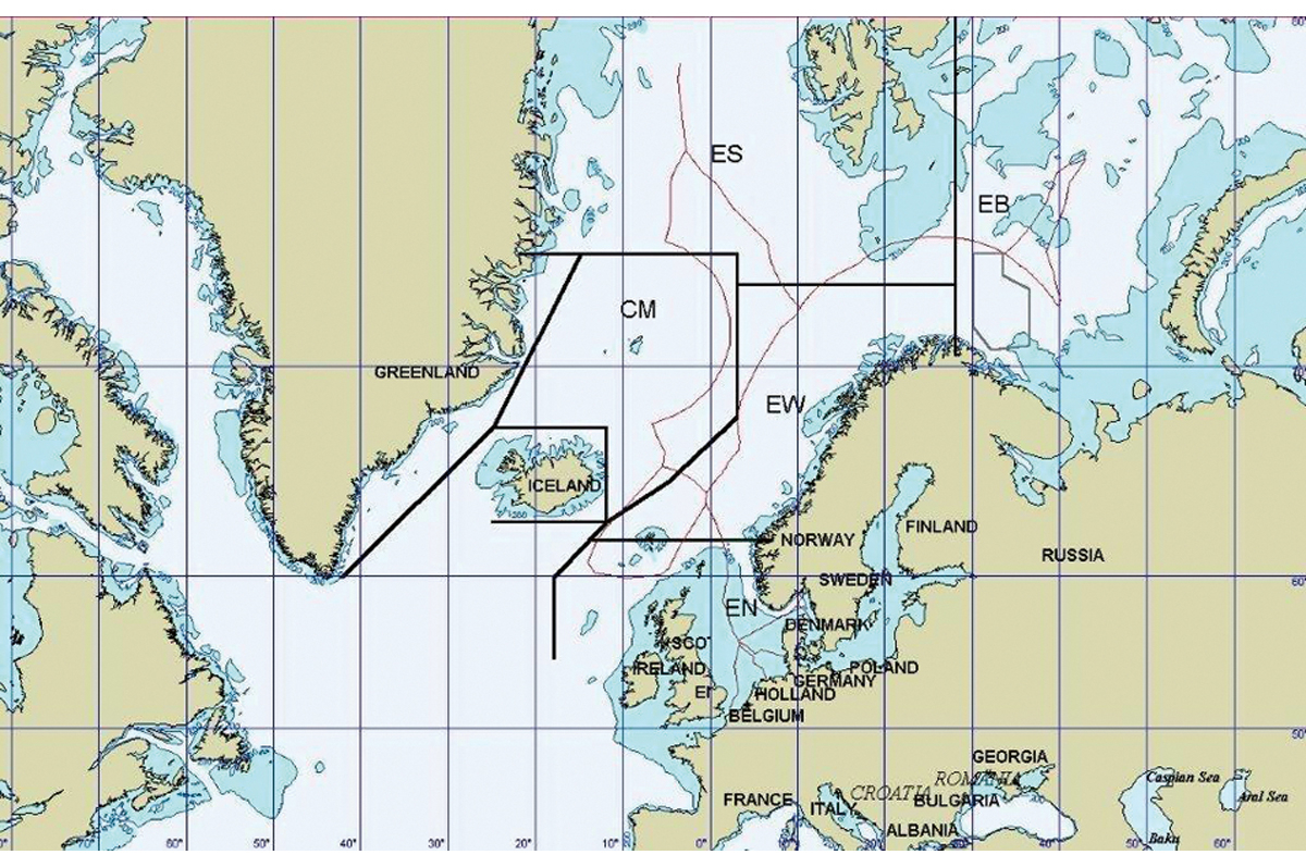 Figur 3.9 Underområde i forvaltinga av vågekval.