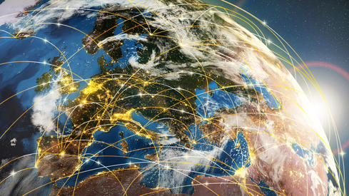 Illustrasjonsfoto av globalt samarbeid