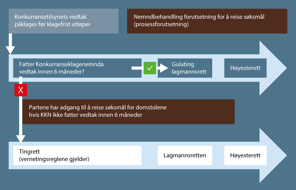 Figur 12.1 Dagens organisering av klageordningen