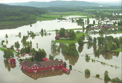 Figur 1.4 Flom i Norge