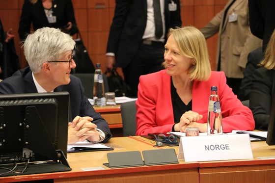 Utenriksminister Anniken Huitfeldt i Brussel