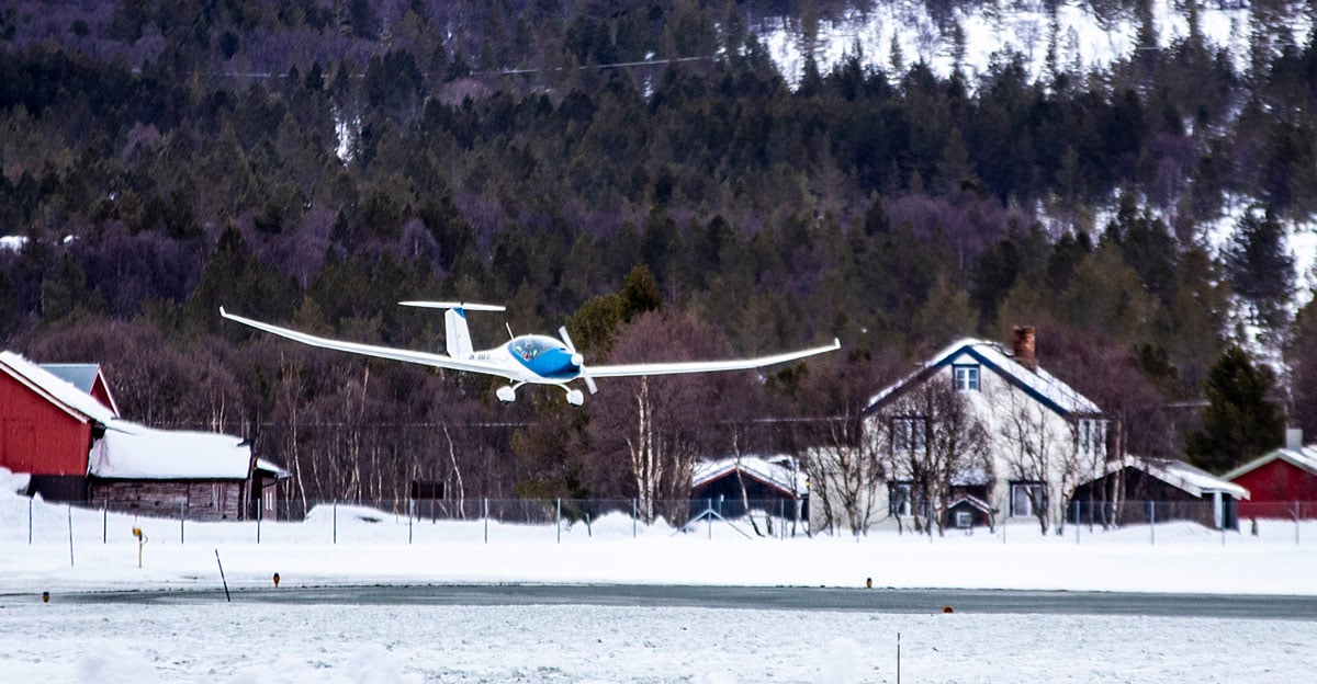 Figur 4.1 Green Flyway testar elfly og dronar