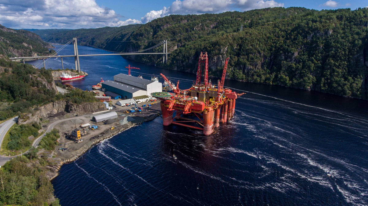 Figur 5.1 Green Yard Feda tilbyr verftstenester og riggservice.