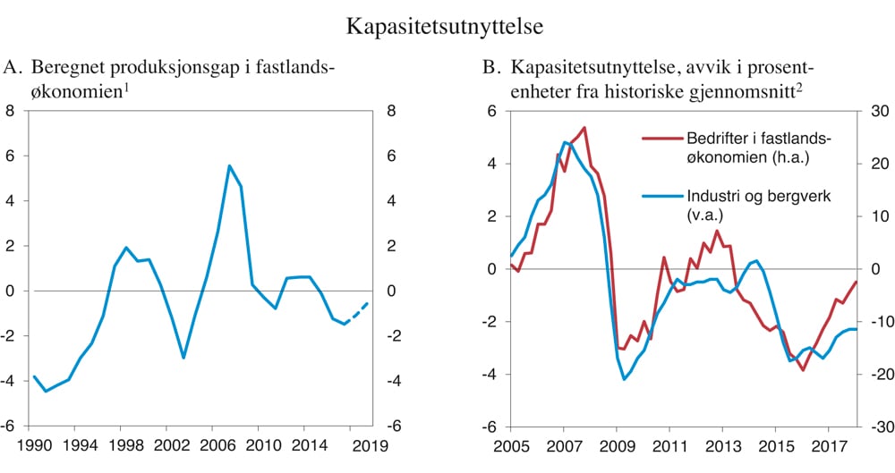 Figur 2.4 Kapasitetsutnyttelse
