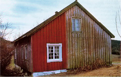 Figur 4.3 Hus skifter ham. Dolva i Skien.