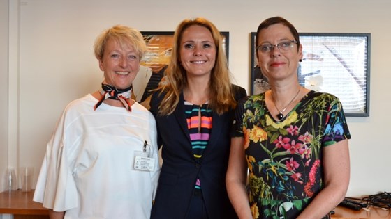 Forbrukertilsynet og Medietilsynet møtte statsråd Linda Hofstad Helleland.
