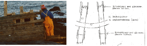 Figur 3.4 Kappede bjelker med laskeskjøt.